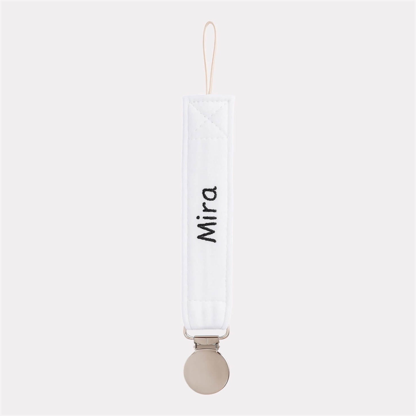 Speenkoord stalen clip